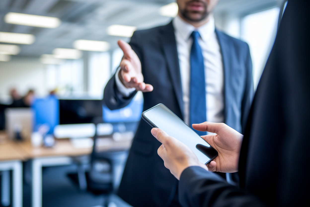 manager-employe-smartphone-bureau