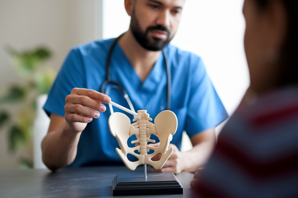 modele-pelvis-professionnel-patient-flou