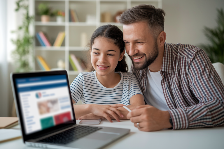 parent-eleve-ordinateur-table