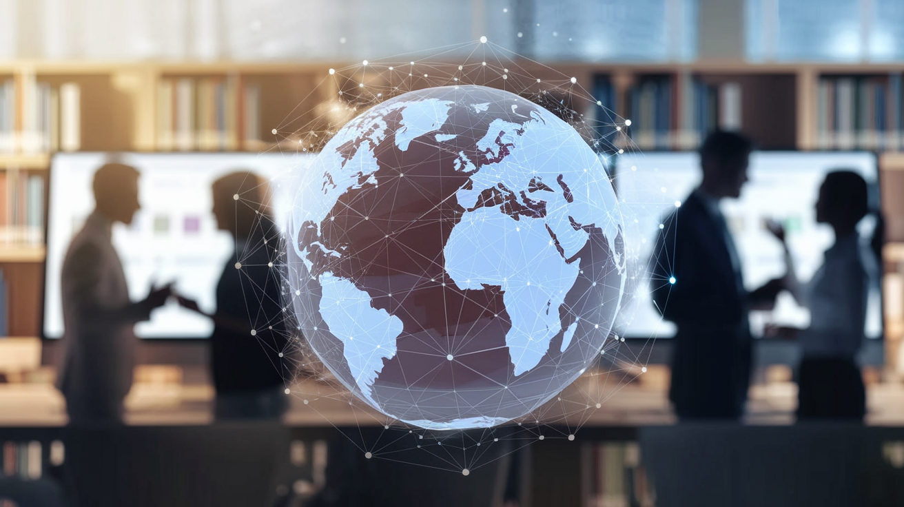 globe-numerique-personnes-bibliotheque-moderne