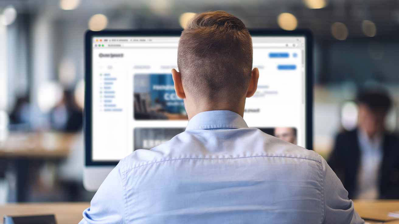 professionnel-bureau-ordinateur-flou