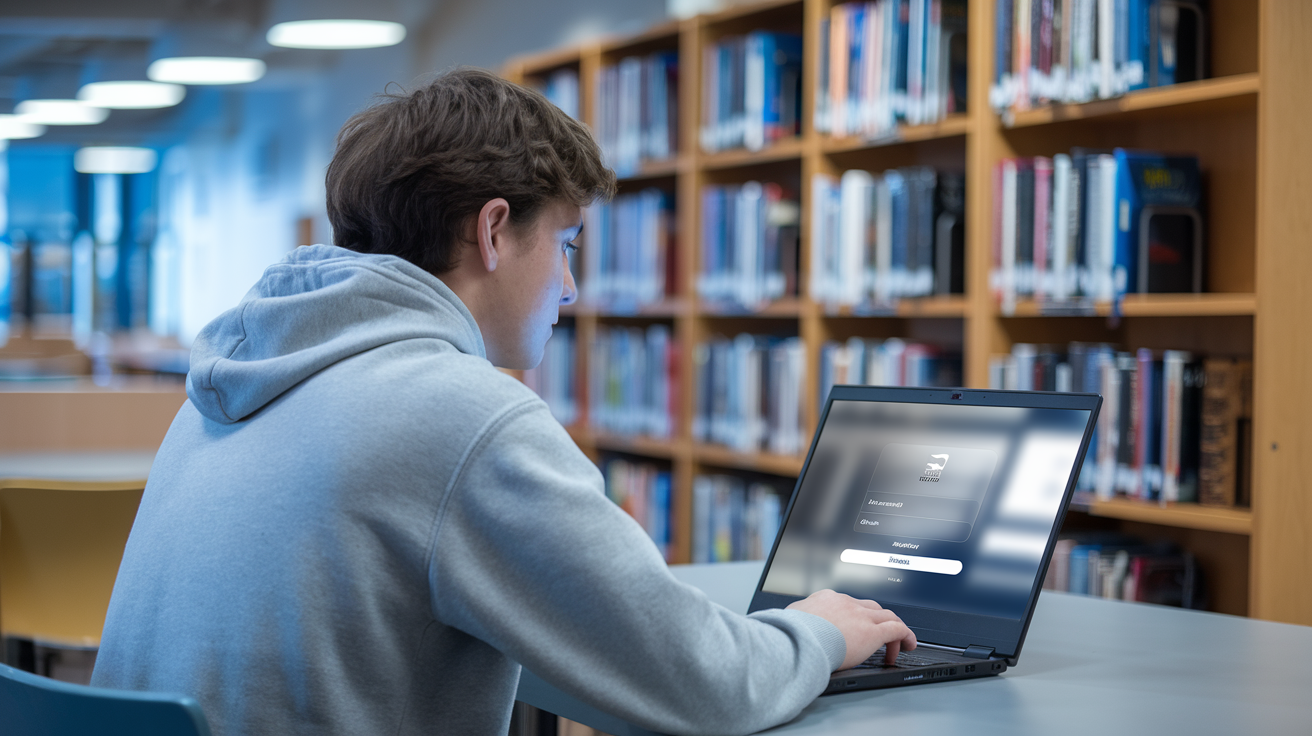 etudiant-ordinateur-bibliotheque-livres