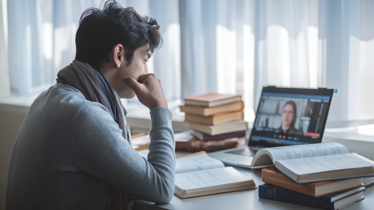 etudiant-dos-bureau-livres-ordinateur