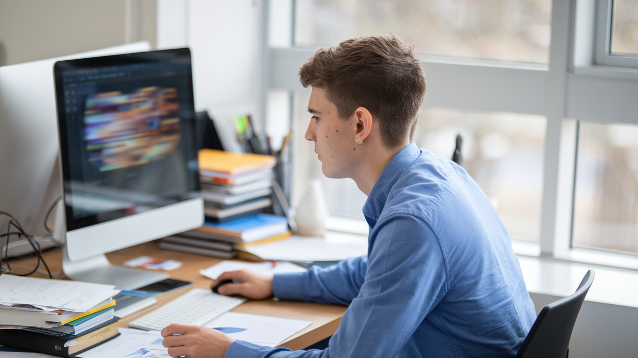 etudiant-ordinateur-bureau-lumineux-fenetre