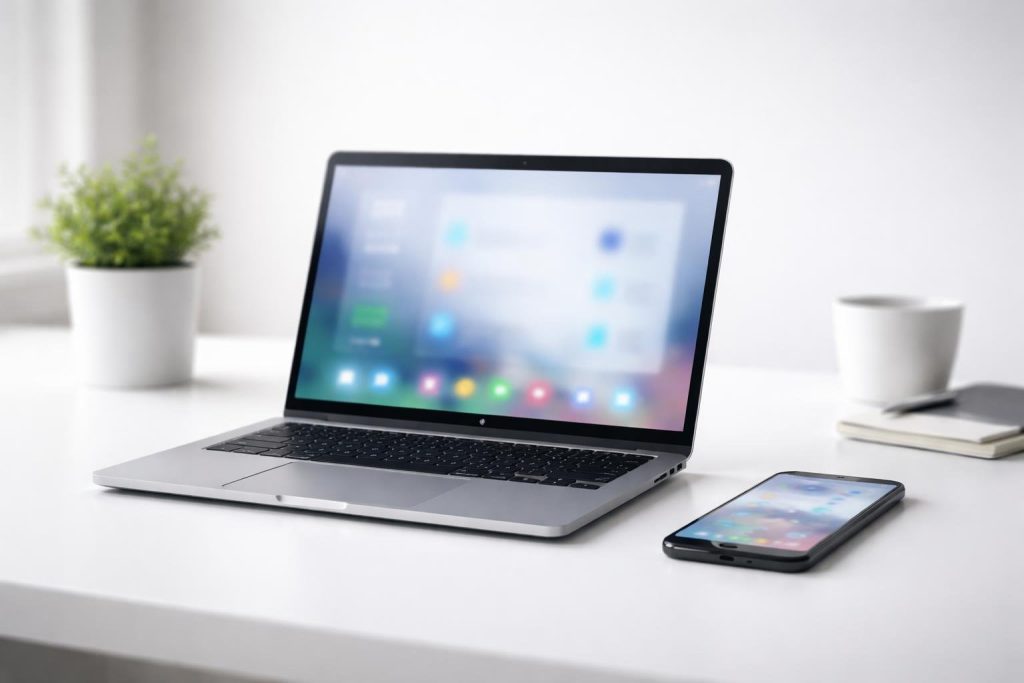bureau-moderne-ordinateur-smartphone-minimaliste