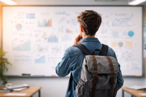 etudiant-tableau-blanc-graphiques-schemas