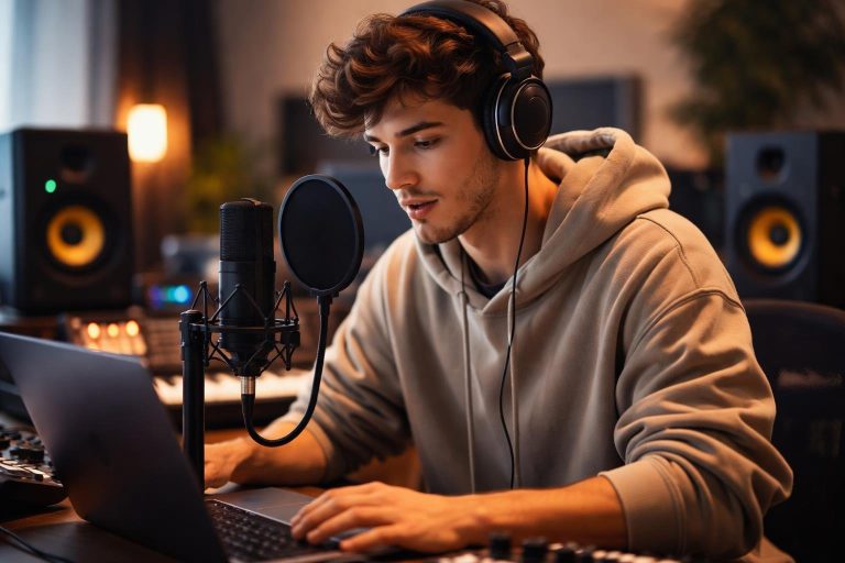 createur-jeune-studio-casque-microphone