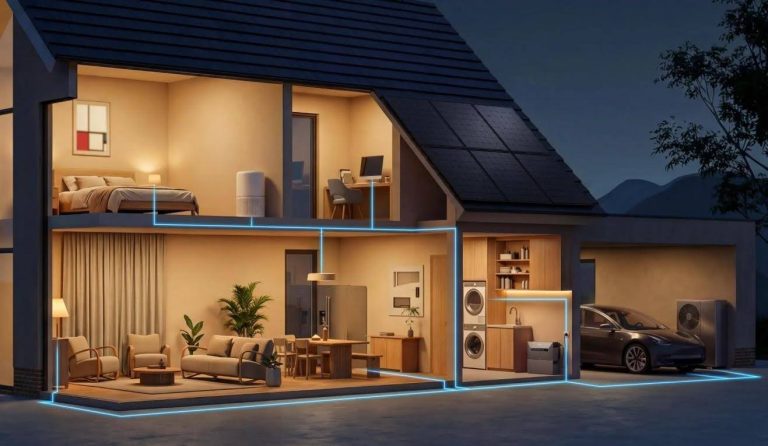 Comment fonctionne une batterie domestique solaire la nuit ?